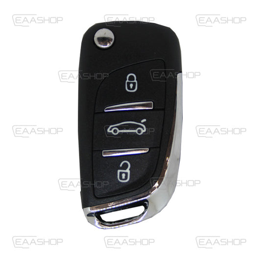 Folding Remote Control Shell Citroen 3 Button