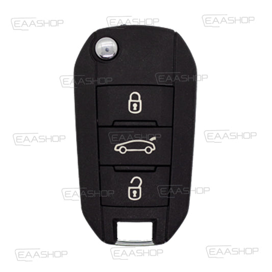 Controlo remoto dobrável Citroën 3 botões