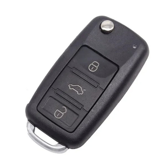 Folding Remote Control Shell Volkswagen Touareg 3 Button  - Profile Hu66