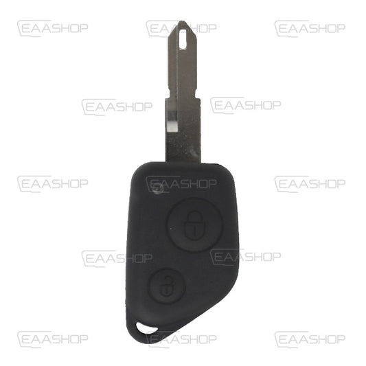 Fixed Remote Control Housing 2 Buttons Citroen Peugeot