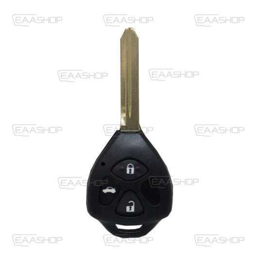 Toyota 3 Button Fixed Remote Control Housing - Toy47 Profile