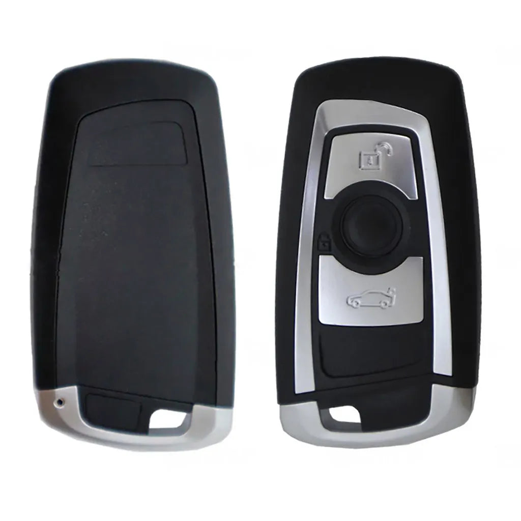 Guscio di Comando Keyless 3 Pulsanti Bmw - Profilo Hu100R Blu