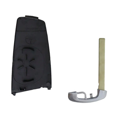 Guscio di Comando Keyless 3 Pulsanti Bmw - Profilo Hu100R Blu