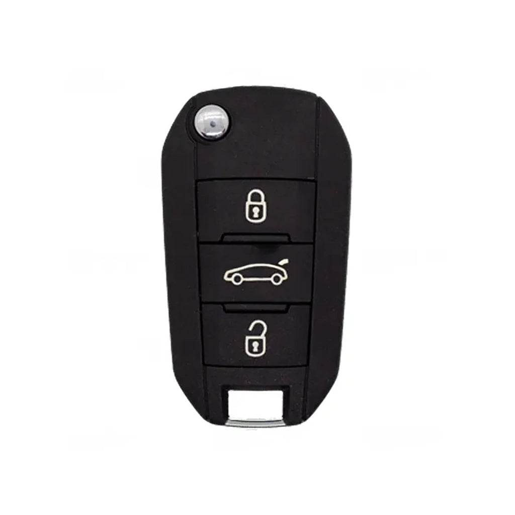 Citroen Foldable Remote Control 3 Buttons