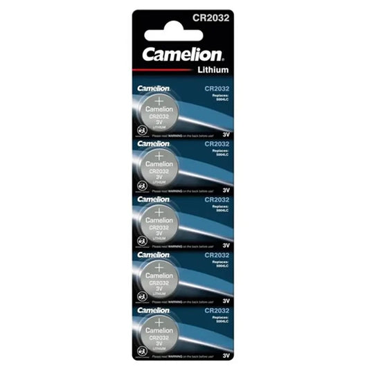 Pack 5 Cr2032 Lithium Button Batteries
