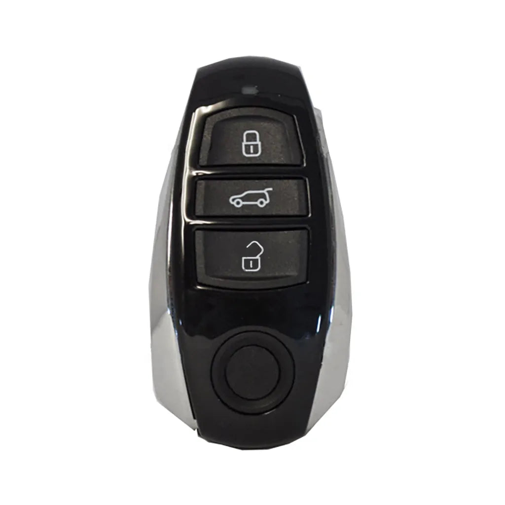 Carcasa De Mando Keyless Volkswagen - Perfil HU162 Cromada