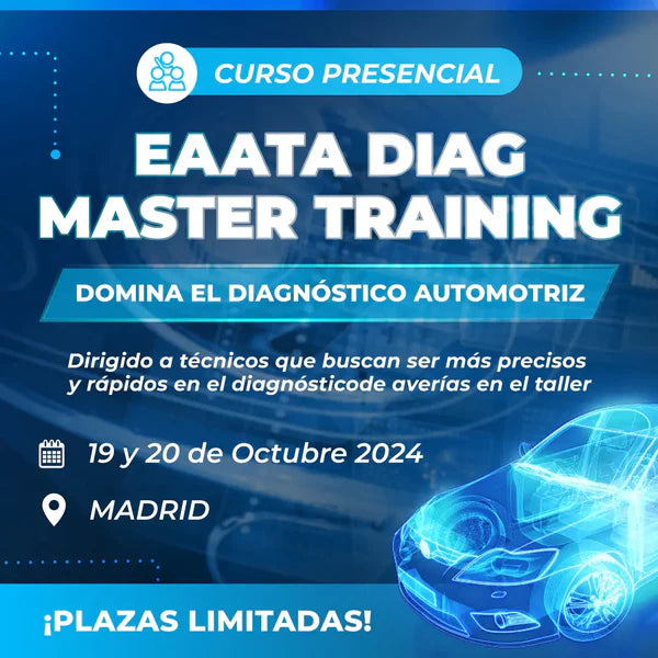 Curso EAATA Master Training Domina El Diagnóstico Automotriz - 19 y 20 Octubre 2024