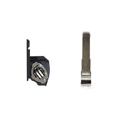 Folding Remote Control Shell Fiat 3 Button  - Sip22 Profile Black