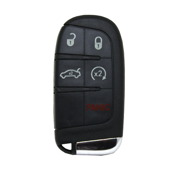 Guscio di Comando Keyless 4+1 Pulsanti  Jeep - Chrysler - Fiat - Profilo Sip22