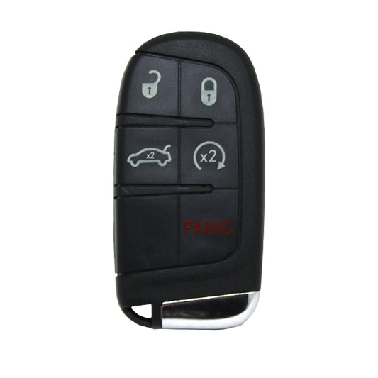 Guscio di Comando Keyless 4+1 Pulsanti  Jeep - Chrysler - Fiat - Profilo Sip22