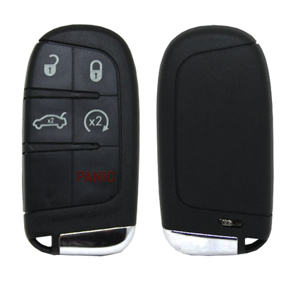 Guscio di Comando Keyless 4+1 Pulsanti  Jeep - Chrysler - Fiat - Profilo Sip22