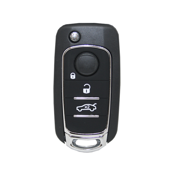 Caixa de controle remoto dobrável Fiat 3 botões - perfil Sip22