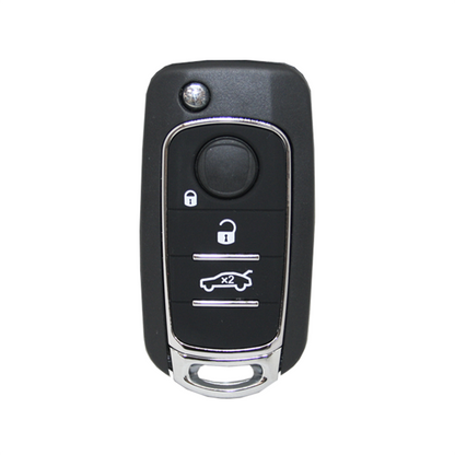 Caixa de controle remoto dobrável Fiat 3 botões - perfil Sip22