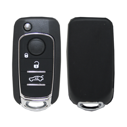 Caixa de controle remoto dobrável Fiat 3 botões - perfil Sip22