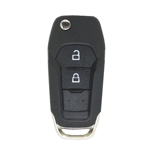 Carcasa De Mando Plegable 2 Botones Ford - Perfil Hu101