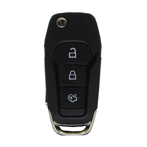 Folding Remote Control Shell Ford 3 Button  - Profile Hu101
