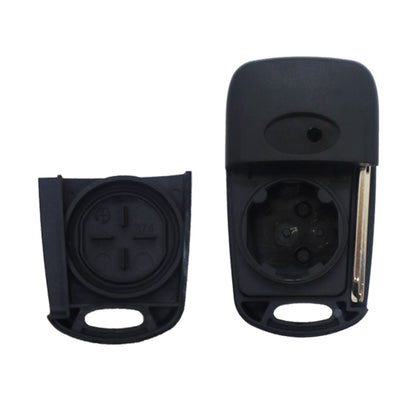 Folding Remote Control Shell 3 Buttons Hyundai / Kia - Hyn14R Profile