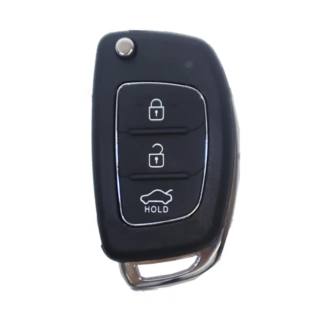Folding Remote Control Shell 3 Buttons Hyundai / Kia - Hyn14R Profile