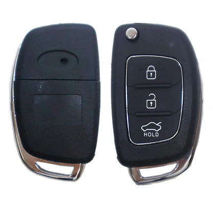 Folding Remote Control Shell 3 Buttons Hyundai / Kia - Hyn14R Profile