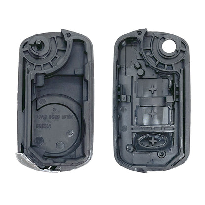Coque De Télécommande Pliable 3 Boutons Land Rover (Lame Hu101)