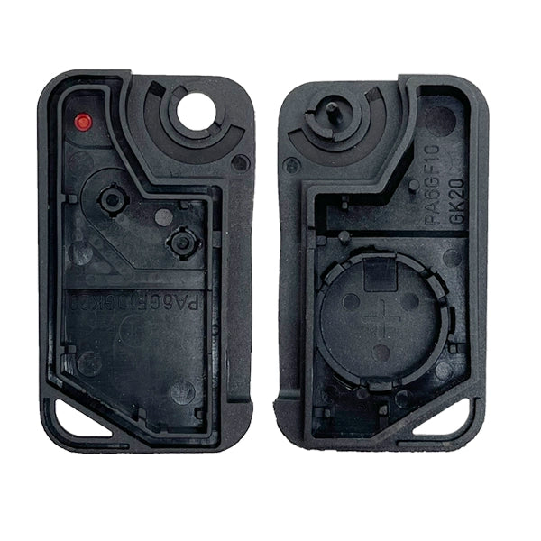 Folding Remote Control Shell Land Rover 2 Button  - Hu58 Profile