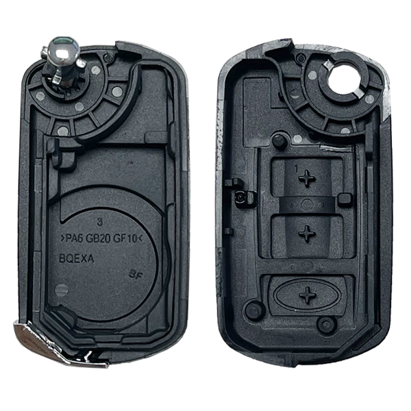 Coque De Télécommande Pliable 3 Boutons Land Rover (Lame Hu92R)