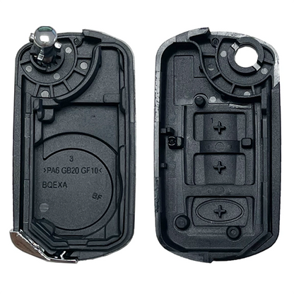 Coque De Télécommande Pliable 3 Boutons Land Rover (Lame Hu92R)