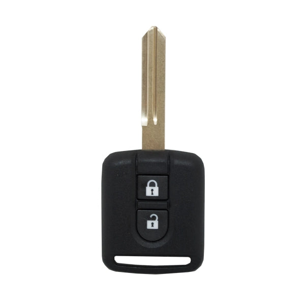 Coque De Télécommande Fixe 2 Boutons Nissan (Lame Nsn14)