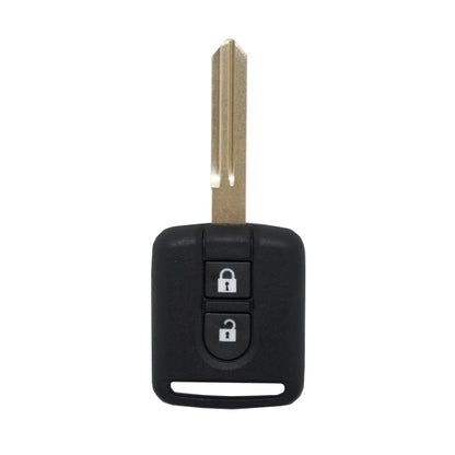Coque De Télécommande Fixe 2 Boutons Nissan (Lame Nsn14)