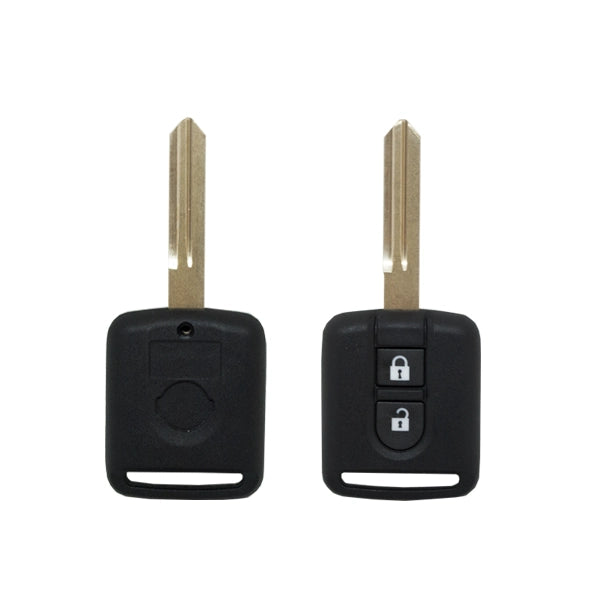 Coque De Télécommande Fixe 2 Boutons Nissan (Lame Nsn14)