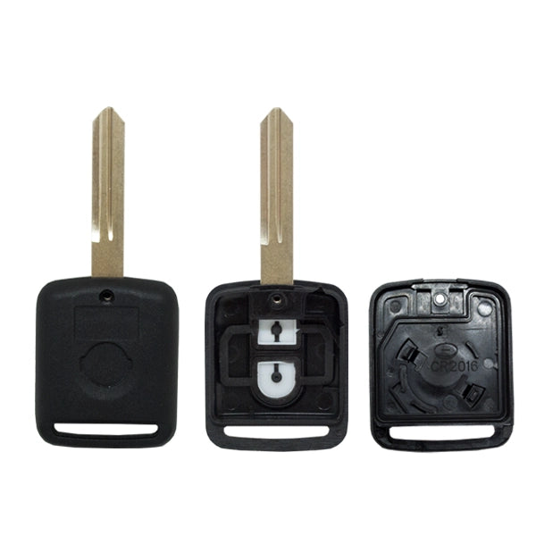 Coque De Télécommande Fixe 2 Boutons Nissan (Lame Nsn14)