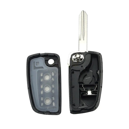 Coque de Télécommande Pliable Nissan 3+1 Boutons (Lame Nsn14 )