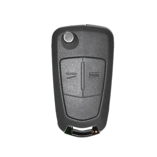 Folding Remote Control Shell Opel 2 Buttons - Hu100 Profile