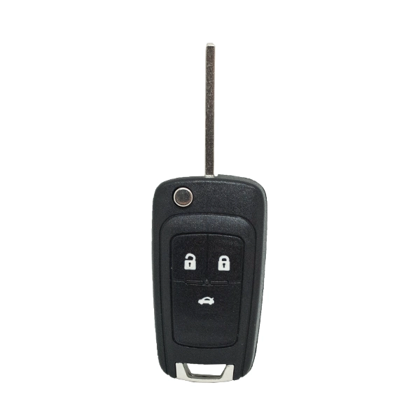 Folding Remote Control Shell Opel 3 Button  - Hu100 Profile