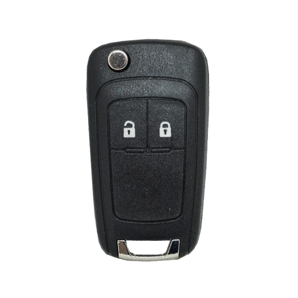 Folding Remote Control Shell Opel 2 Button - Hu100 Profile
