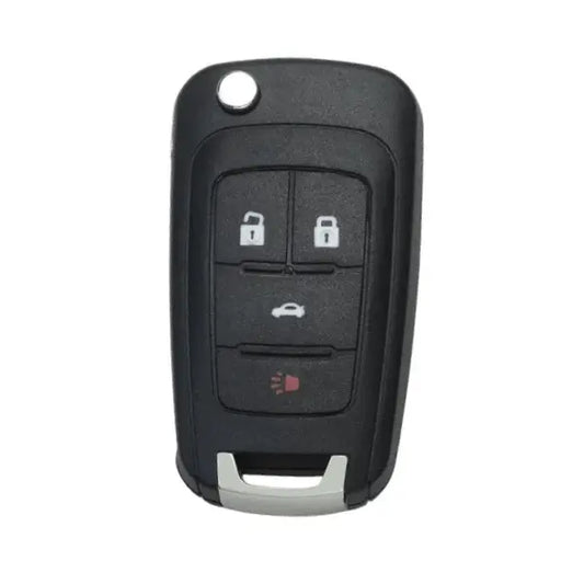 Opel 3+1 Button Folding Remote Control Housing - Profile Hu100