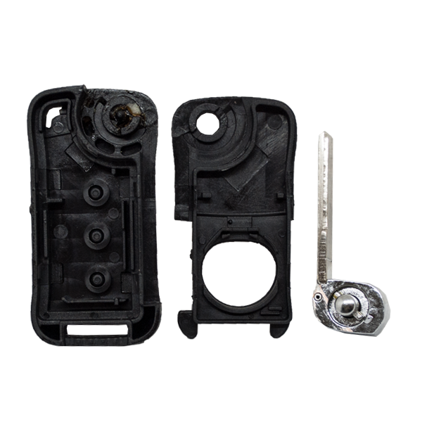 Guscio di Comando Pieghevole 3 Pulsanti Porsche - Profilo Hu66