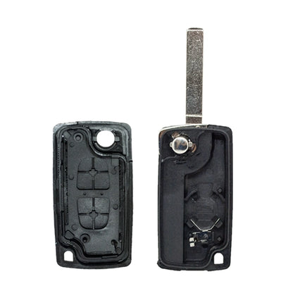 Guscio di Comando Pieghevole 2 Pulsanti Peugeot Citroen - Profilo Va2