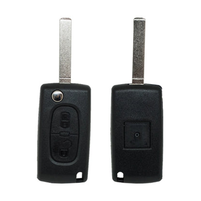 Folding Remote Control Shell 2 Buttons Citroen Peugeot Fiat Psa - Va2 Profile