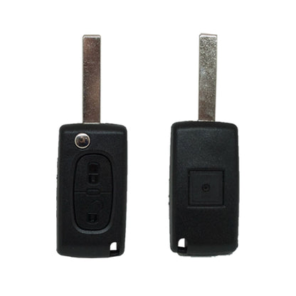 Folding Remote Control Shell 2 Buttons Citroen Peugeot Fiat Psa - Hu83 Profile