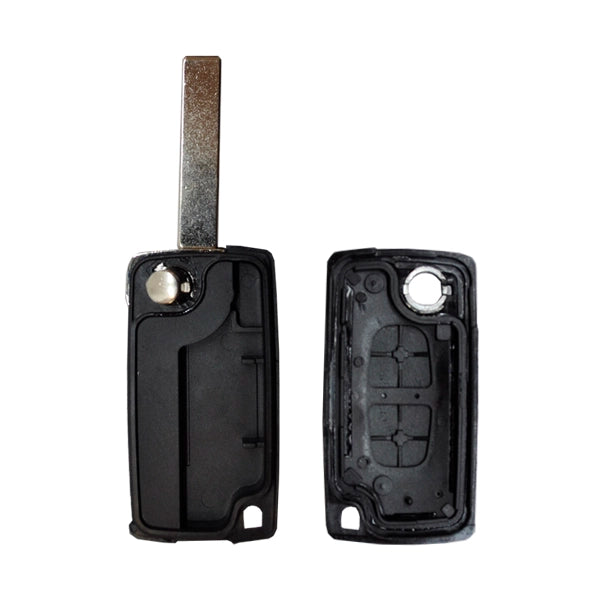 Guscio di Comando Pieghevole 2 Pulsanti Peugeot Citroen - Profilo Hu83