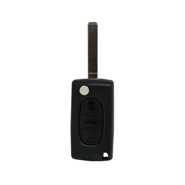 Guscio di Comando Pieghevole 3 Pulsanti Peugeot Citroen - Profilo Va2