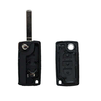 Folding Remote Control Shell 3 Buttons Citroen Peugeot Opel Psa - Va2 Light Profile