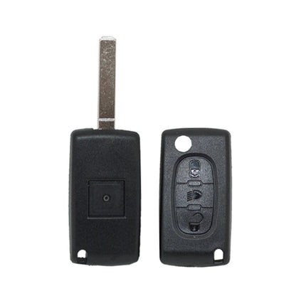Folding Remote Control Shell Citroen 3 Button - Va2 Profile