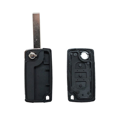 Coque Psa Pliable 3 Boutons Lame Hu83 Pile Circuito
