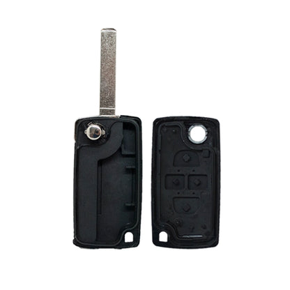 Folding Remote Control Shell 4 Buttons Peugeot Citroen Fiat - Va2 Profile