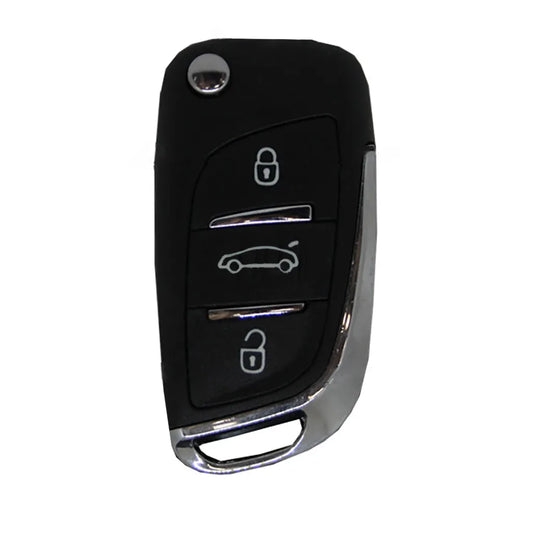 Folding Remote Control Shell Citroen 3 Button - Hu83 Profile