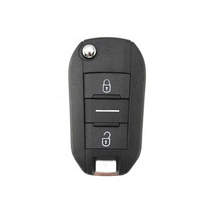 Folding Remote Control Housing Peugeot 3 Button Neutral Button - Hu83 Profile