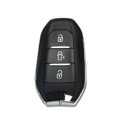 Peugeot 3 Button Keyless Remote Control Case - Hu83 Profile