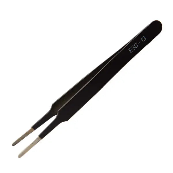 Antistatic Precision Tweezers With Flat Tip